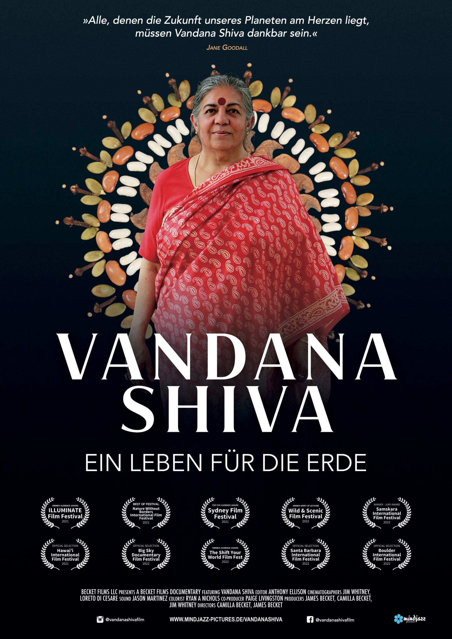 Filmplakat Vandana Shiva - Ein Leben für die Erde