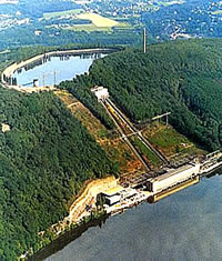 Bau des RWE-Pumpspeicherkraftwerks